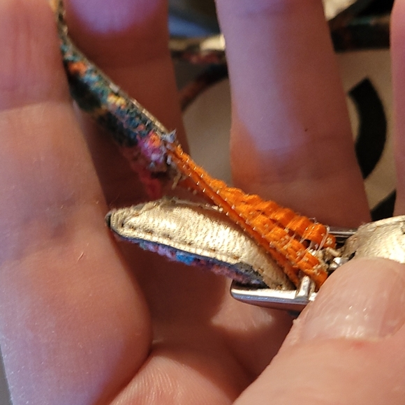 Report Rainbow Platform Peeptoe Wedges, size 9 - Picture 7 of 7